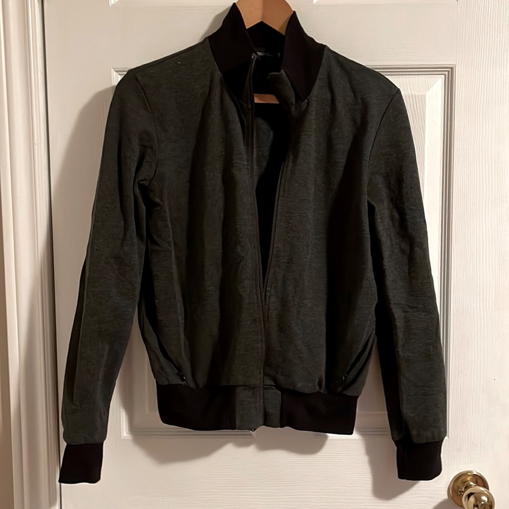 Fig Bomber Zip Jacket